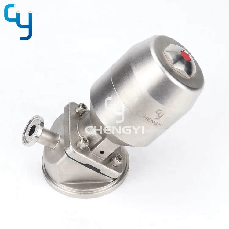 CY DN10 Sanitary stainless steel mini type tank bottom pneumatic diaphragm valve