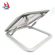 HANSE MARINE Accessories High Quality Aluminium Boat Window Acrylic Square Deck Hatch
