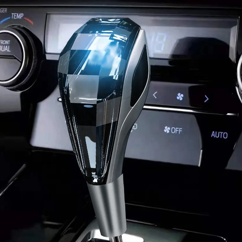 Ultra LED Light Illuminated Gear Knob Button-Free Shifter Touch Activated Compatible with Most Cars Car Gear Shift Knob