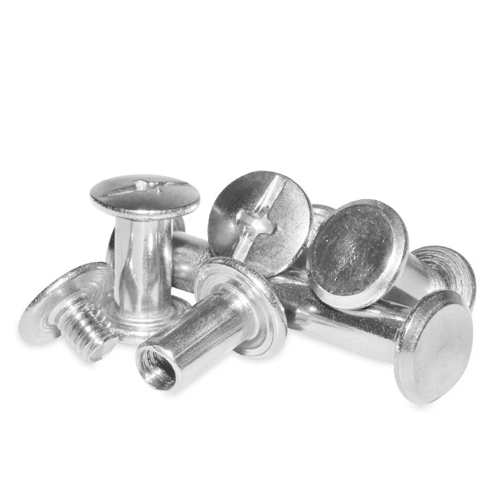Fastener Barrels Male And Female Screw Phillips Head Chicago Screw Stainless Steel Binding Screw
