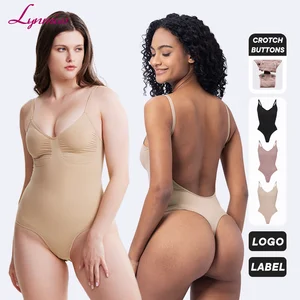 Tiktok Hot Selling Body Suit Femme One Piece Shapewear Thong Bodysuit Tummy Slimming Plus Size Bodysuits Seamless Shapewear