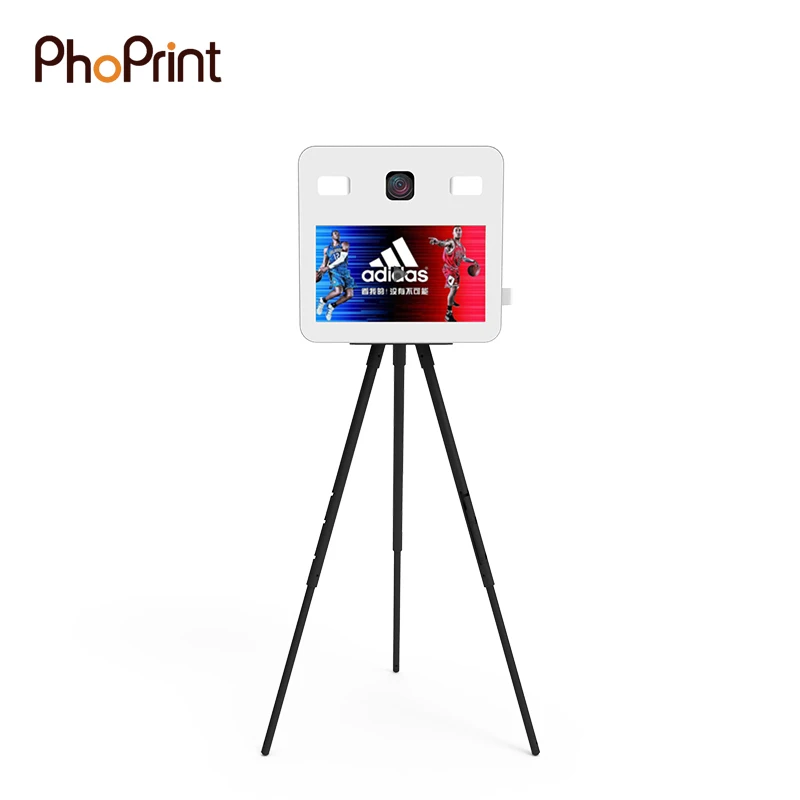 Open Air Instant Selfie Camera Photo Booth Easy Print and Share to Social Media Platform