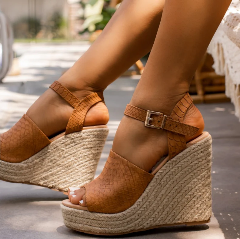 Vrouwen Sandalen Nieuwe Zomer 2020 Super Hoge Hak Sleehak Vrouwen Schoenen  40-43 Vis Mond Holle Sandalen Drop Shipping - Buy Super Hoge Hak Product on  Alibaba.com