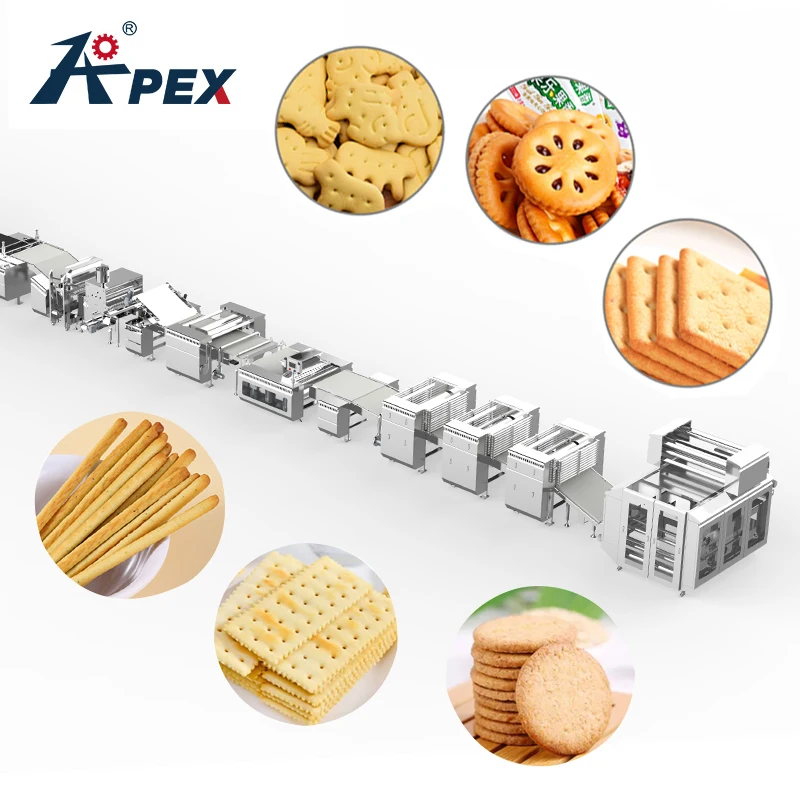 Automatic Hard Soda Biscuit Sandwich Making Machine Biscuit Production Line