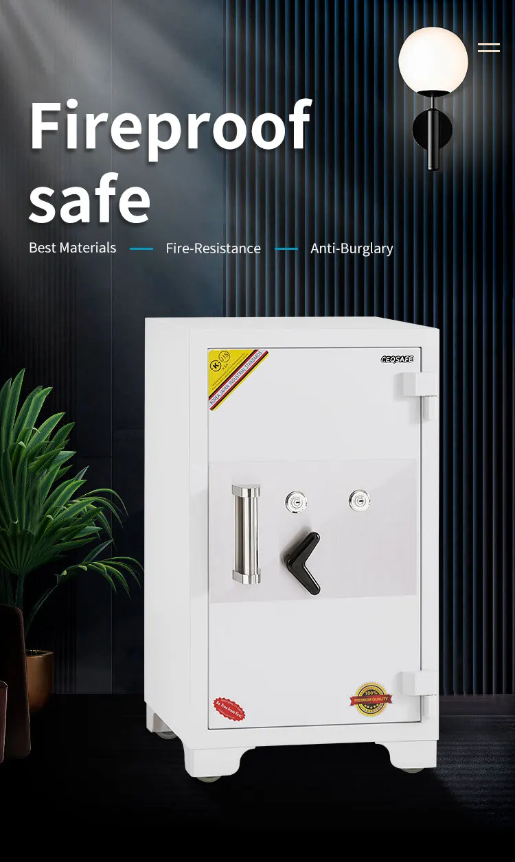 CEQSAFE China Electronic Steel 2 Hours Fire Rating Fire Proof Safe Box supplier