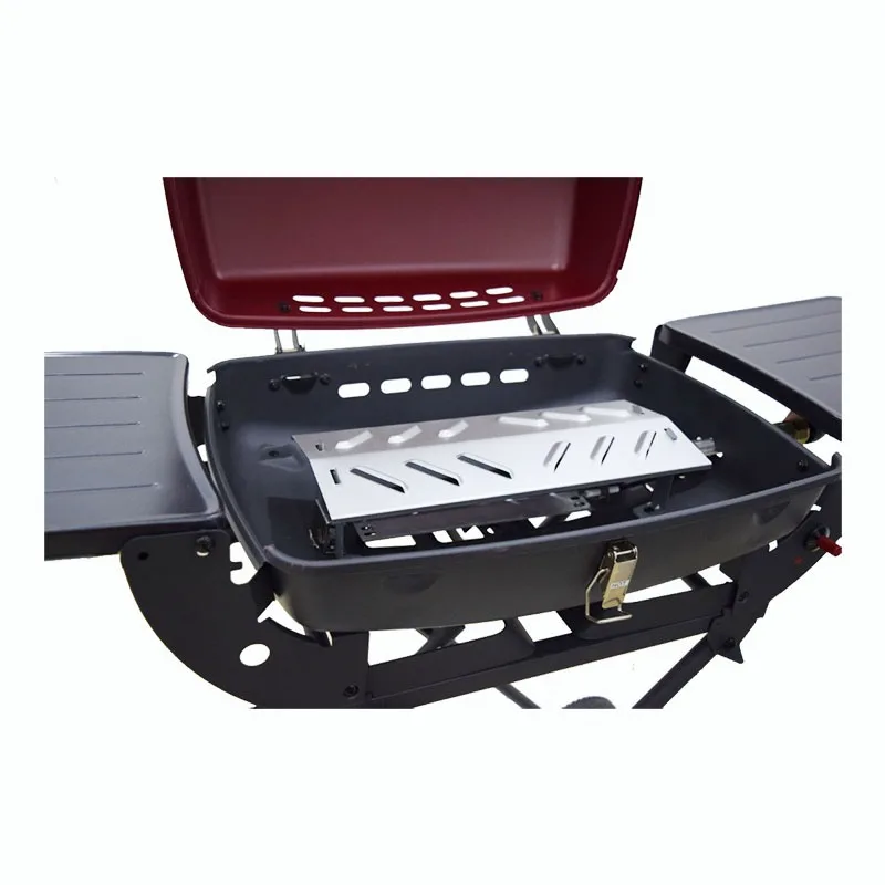 Outdoor Collapsible BBQ Gas Grill BBQ Trolley