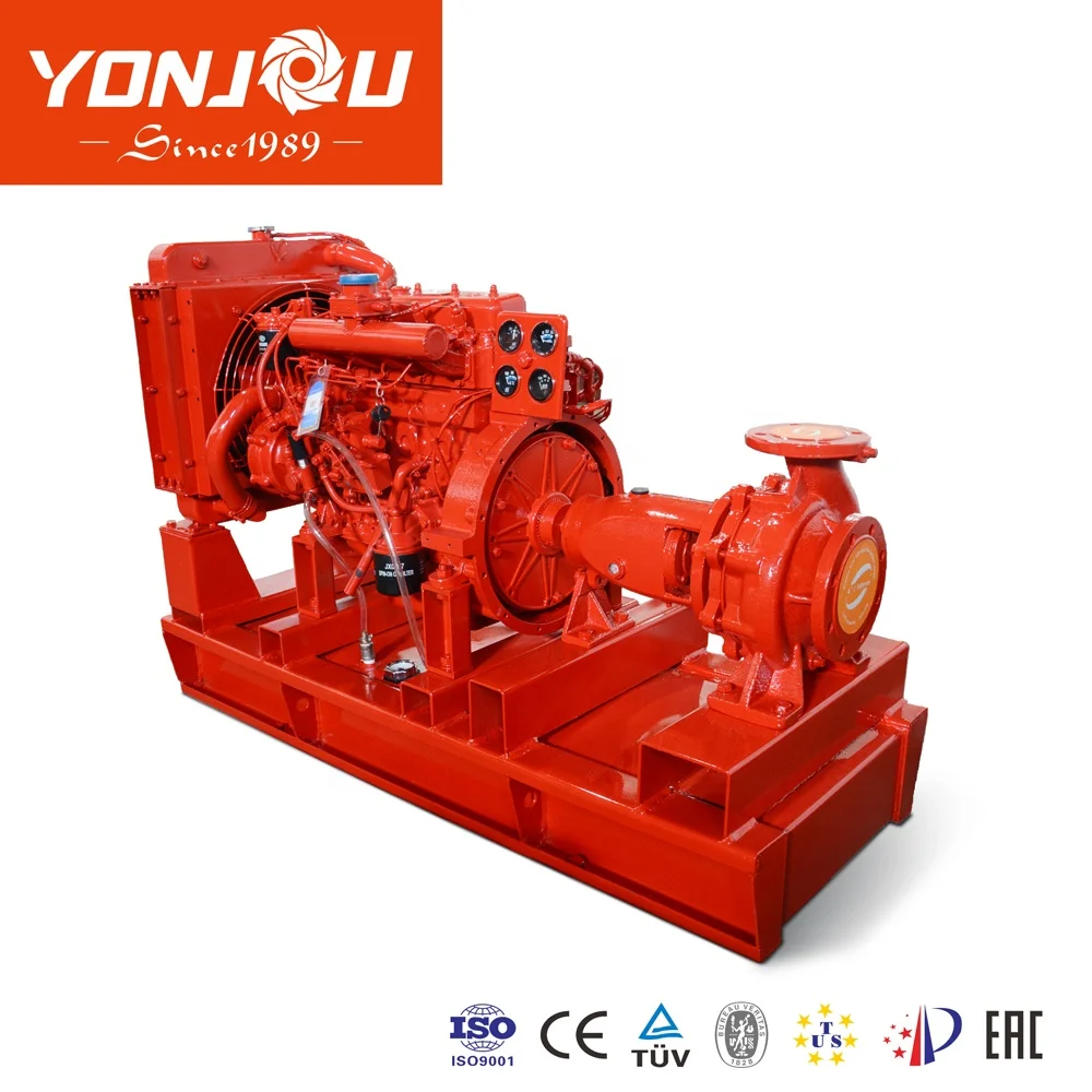 Diesel Engine Water Multistage Pump Horizontal Standard Centrifugal Pump 6 Inches Water Pump Mining and Diesel Engine 110KW