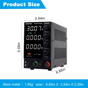 Wanptek DPS305U DC可変安定化電源 30V/5A 150W 1年間保証付き