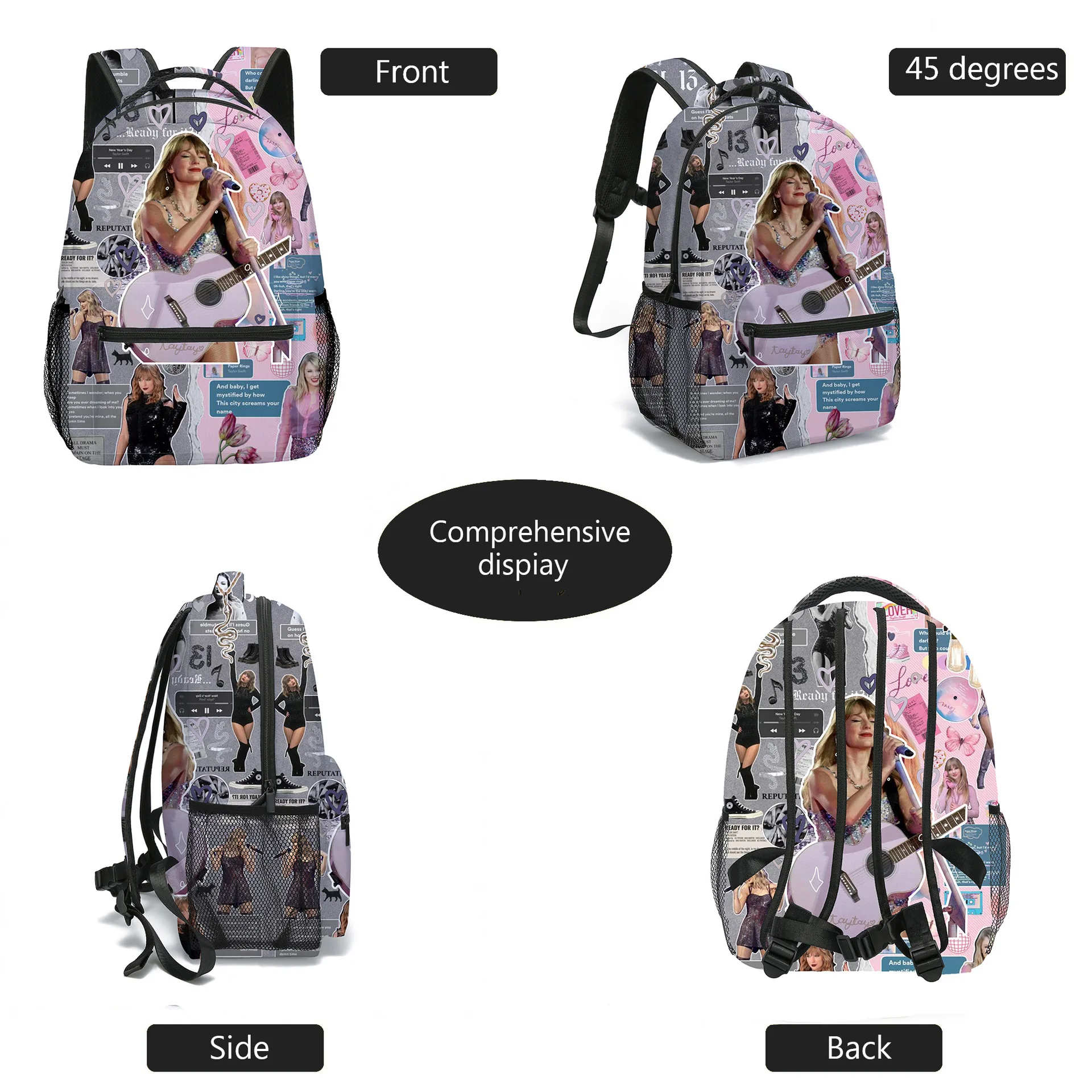 Taylor Swift School Bag For Elementary And Middle School Students And ...