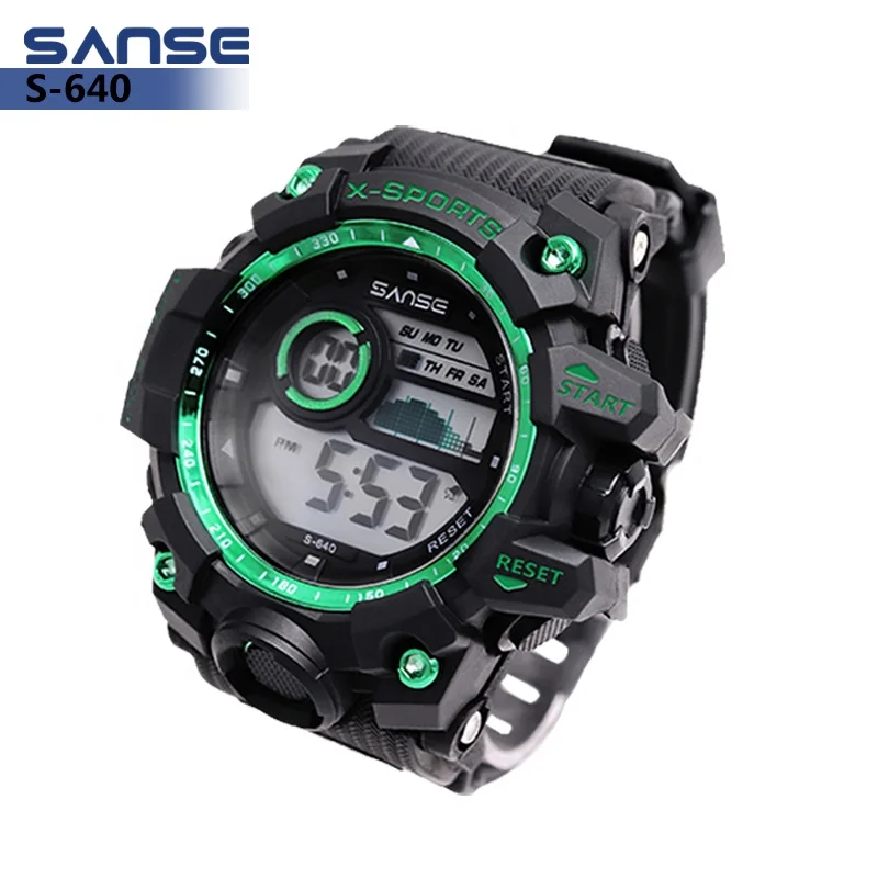 Lan-Lin Kommis Black Dial Multi-Function Waterproof Digital Sports Outdoor  Watch for Men and Boys(WR-30M) (Black) : Amazon.in: Fashion