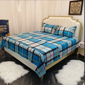 Hot Selling 4pcs King Size Bed Sheets Breathable Hypoallergenic Perfect for African Climate Flat Sheet and Pillowcase Set