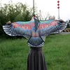 1,4 m - Design plat - Corps vert aigle - Plumage rouge - Tête renforcée
