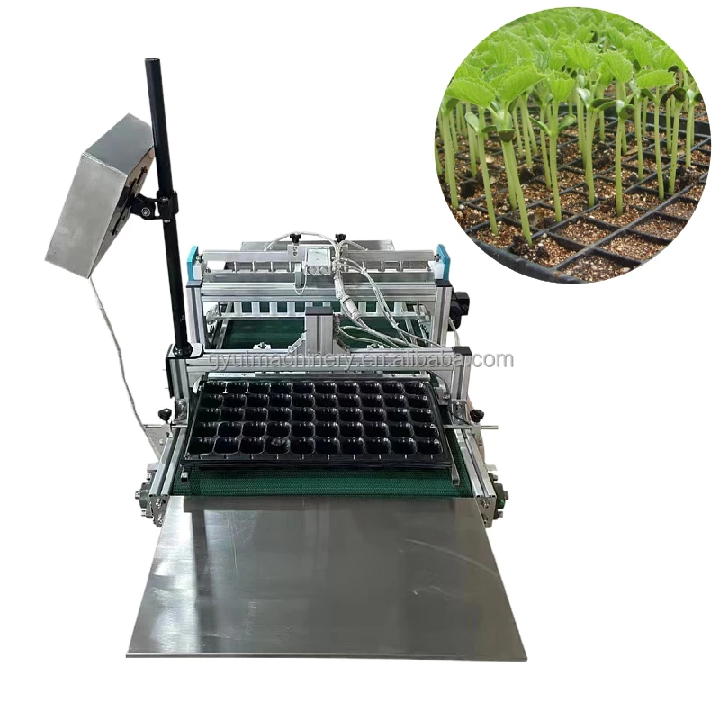 Row Seeder Tray Seeder Machine for Seedlings Seeds Pumpkin Watermelon Cucumber Tomatoes Onion