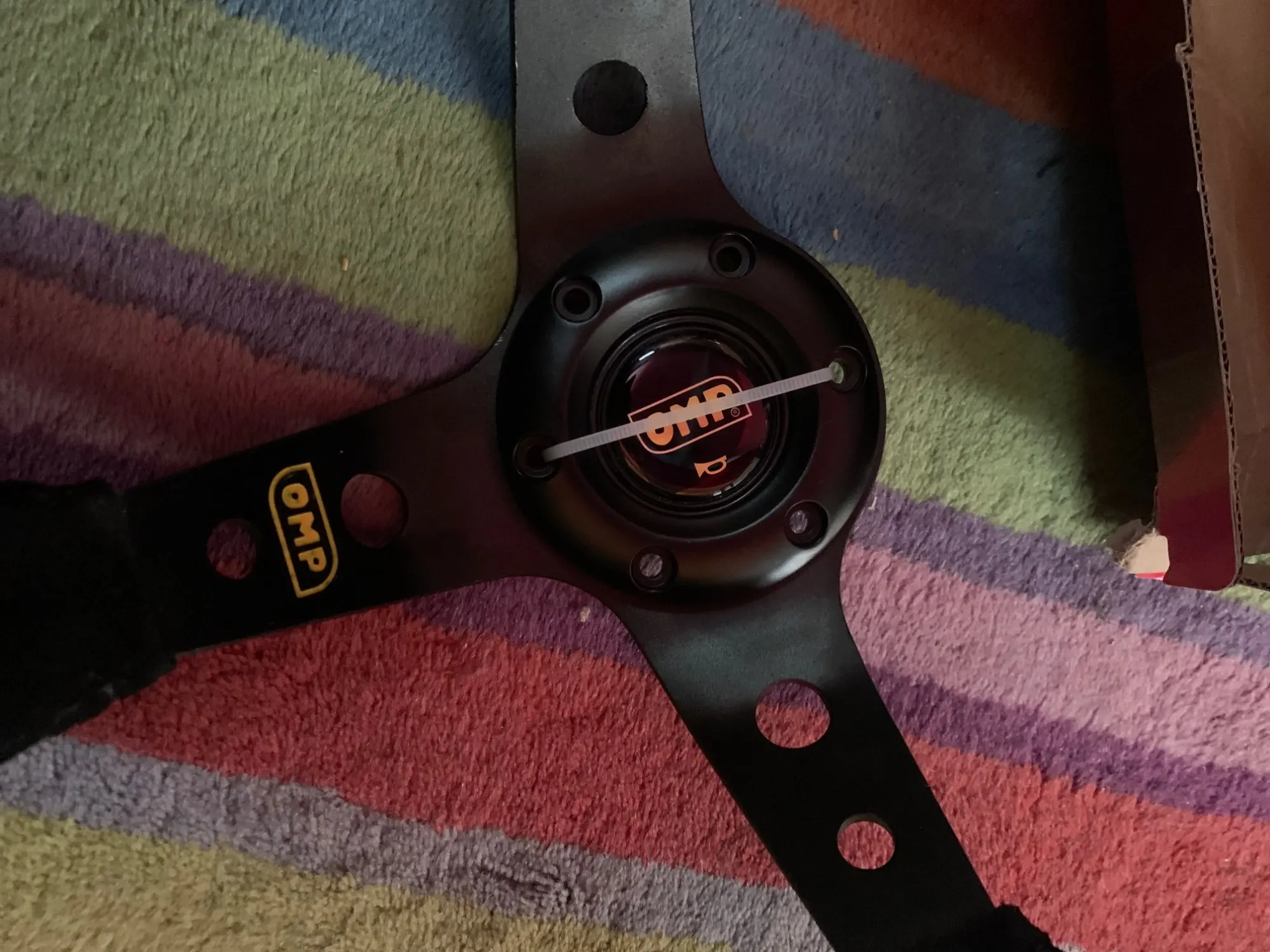 Y.i.r Refit 13inch Pu Leather Modified 13inch Racing Steering Wheel Racing Accessory 6 Colors