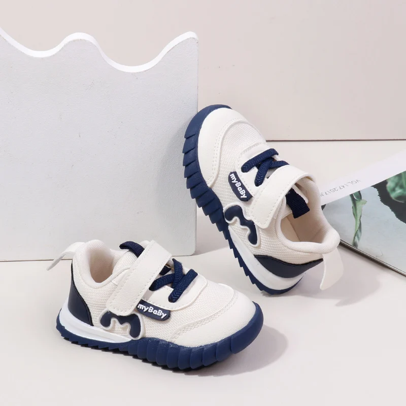 Spring and Autumn Mesh Surface Breathable Children's Shoes Casual White Sneaker factory