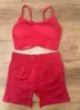 Scarlett red bra and shorts set