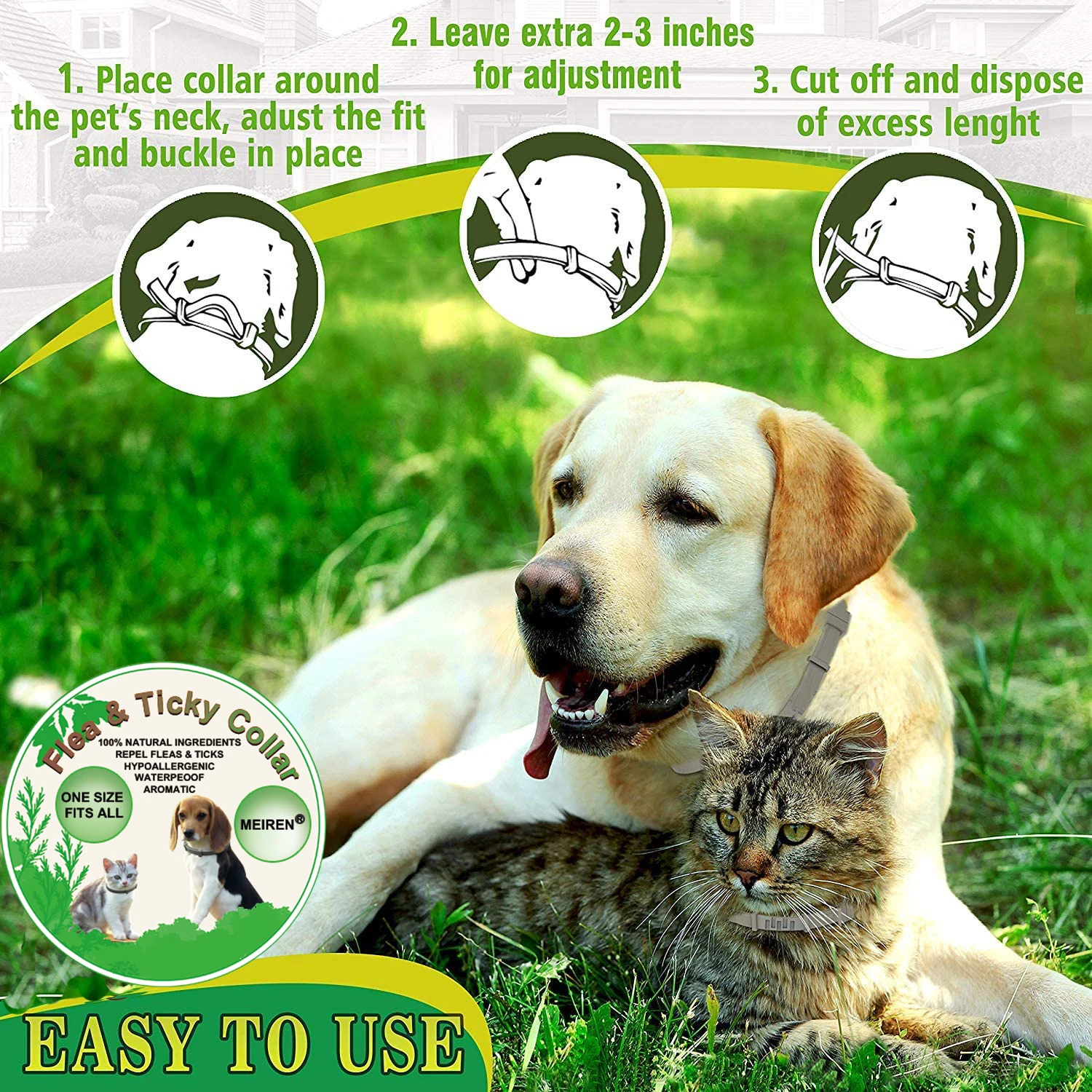 new box design flea and tick collar 8 moths effective duration