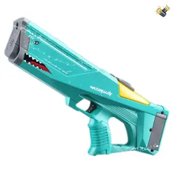 Горячая Распродажа, большие летние игрушки, Мощный водяной пистолет с большой дальностью действия для взрослых, электрический водяной пистолет для акулы, игрушка