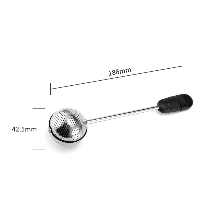 Новый продукт 304 из нержавеющей стали заварочный шарик с вращательной ручкой