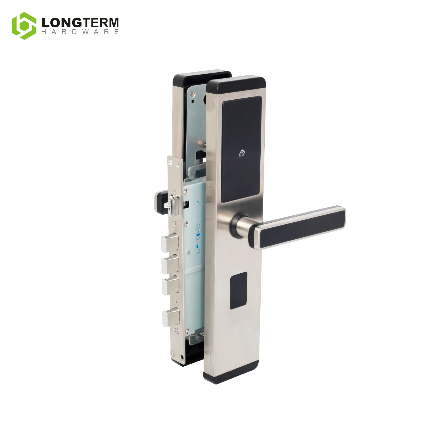 Modern Design Key Card Smart Keyless Entry Door Lock and Handles Hotel Intelligence Door Lock