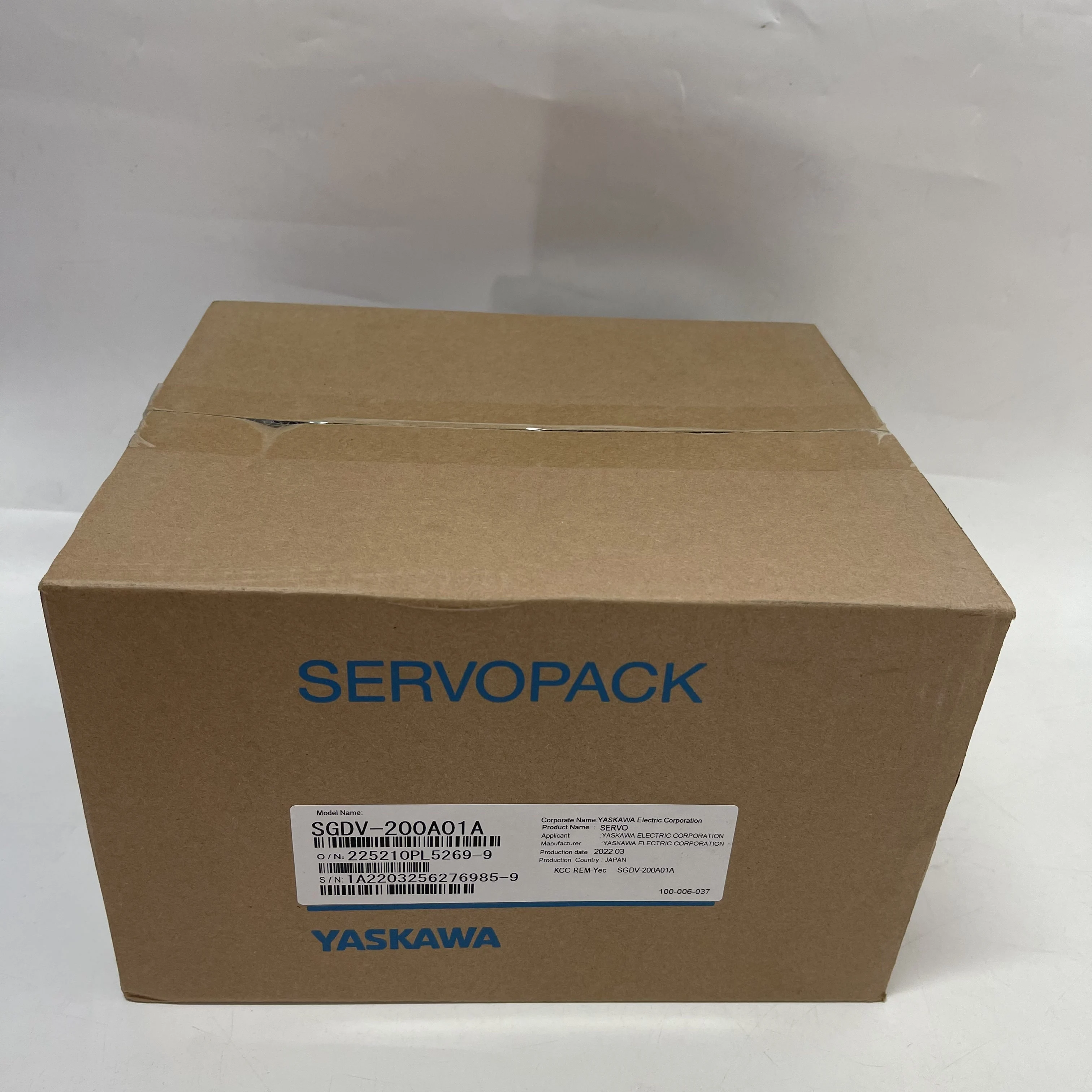 Yaskawa AC Servo Driver SGDV-200A01A Yaskawa AC Servo Driver SGDV-200A01A
