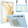 Sky Blue+White butterfly Without shoulder straps