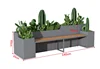 Flower box and bench set 240*65*70