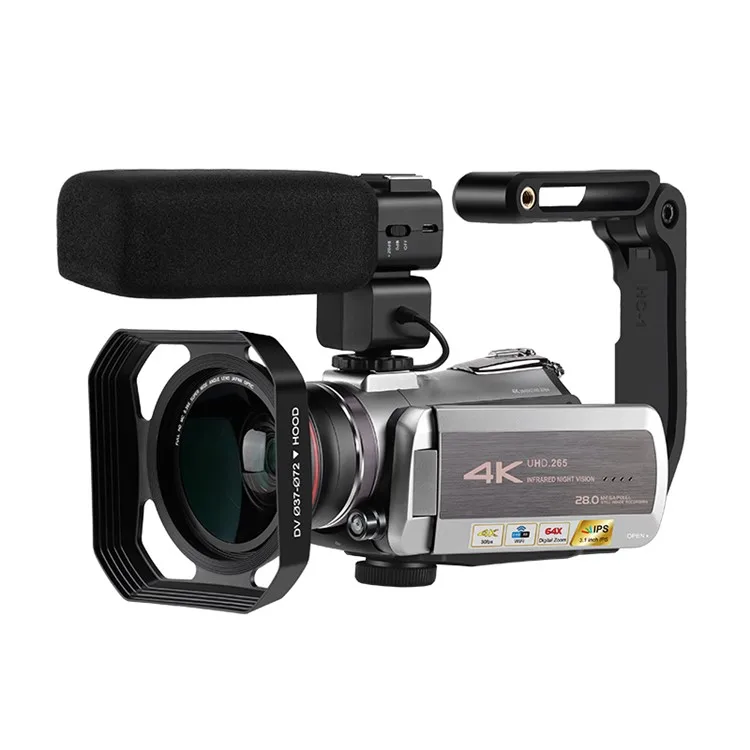 ★ 4K Ultra HDデジタルビデオカメラ ビデオ録画写真カムコーダー 4K-Live-Streaming-Digital-