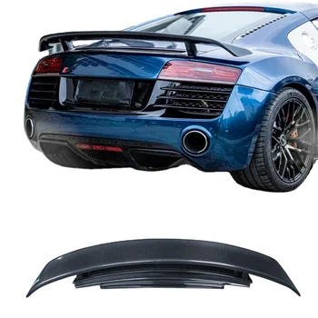 R8 sport spoiler GT trunk lid spoiler fixed wing for Audi R8 sport V10 V8 Coupe