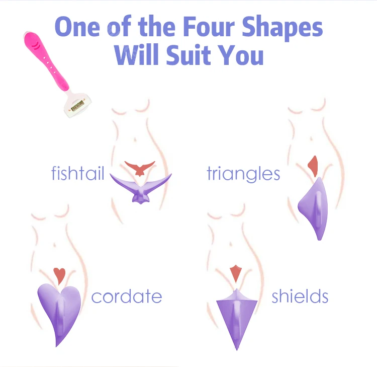 Custom Heart Shield Shaped Multiple Shapes For Female Private Pubic