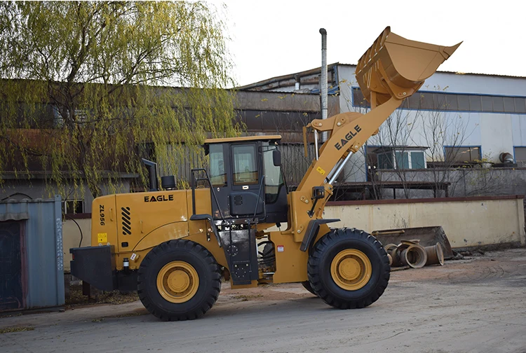 Loading Front Backhoe Loader Wheel Loader Diesel 4x4 Tractor Excavator ...