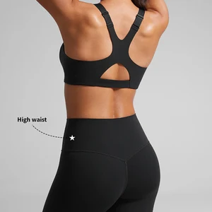 Women's Solid Soft Gym Sports Fitness Yoga Sets Includes Yoga Legging with Women's Sports Wear Spandex/Nylon Waterproof