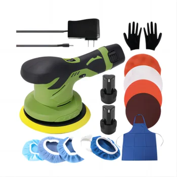 Hot Sell Portable Wireless Cordless Polishing Machine Rechargeable Rotary Cordless Car Polishers Power Tool Set