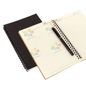 Factory Wholesale School Office  Supply  Double Spiral  Hardcover Notebook  Square  Line  Customizable Size Style