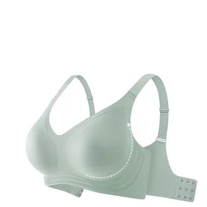 Factory Direct Premium Large Size Thin Cup Seamless Wireless Bra Comfort Fit for Yoga Gym Leisure Adjusted-Straps Everyday Bras