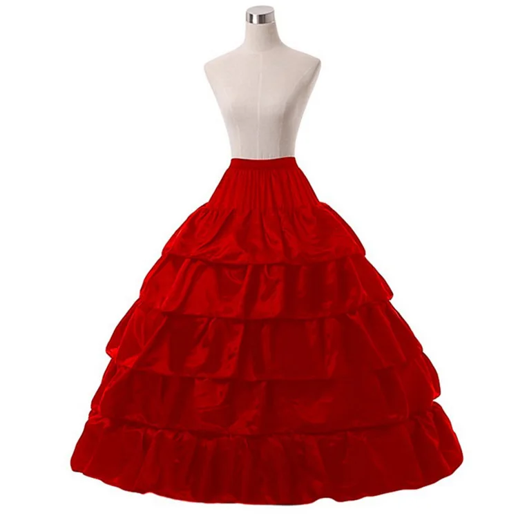 Красное Платье С Подъюбником