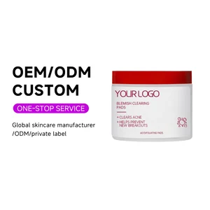 OEM ODM Moisturizing Face Blackhead Remover Deep Pore Skin Care Soothing Wet Compress Cotton Skin Cleansing and Acne Removal Pad