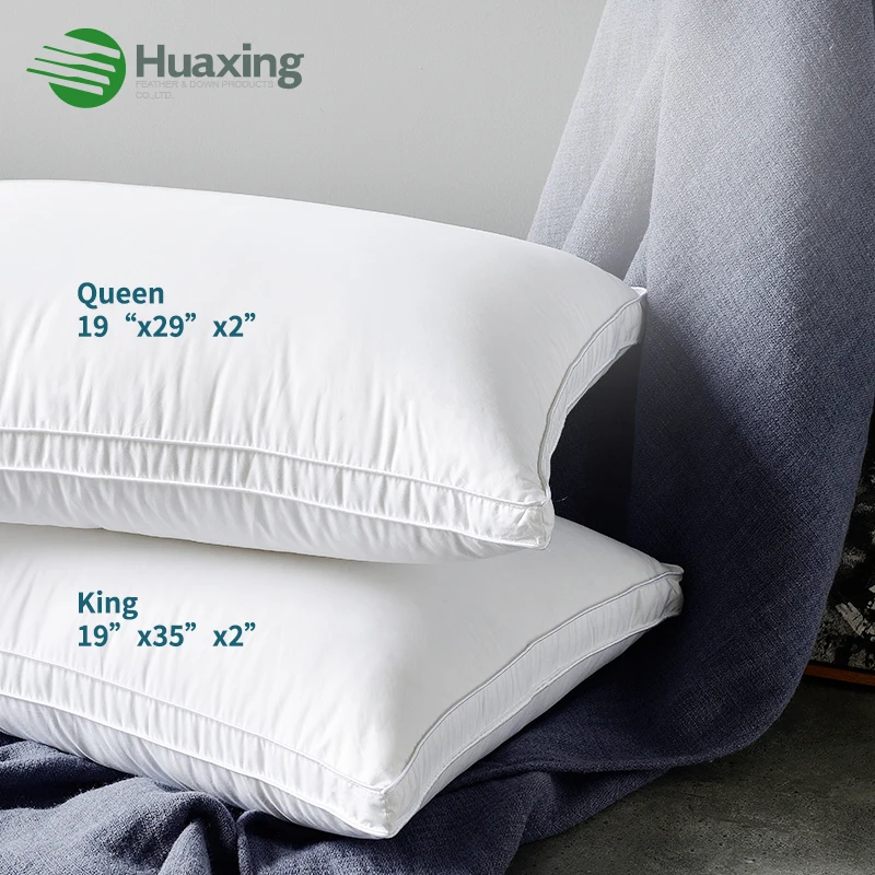 Popular Hilton Hotel Queen Size Fluffy and Comfy Pillows Microfiber Super Soft Pillow Insert
