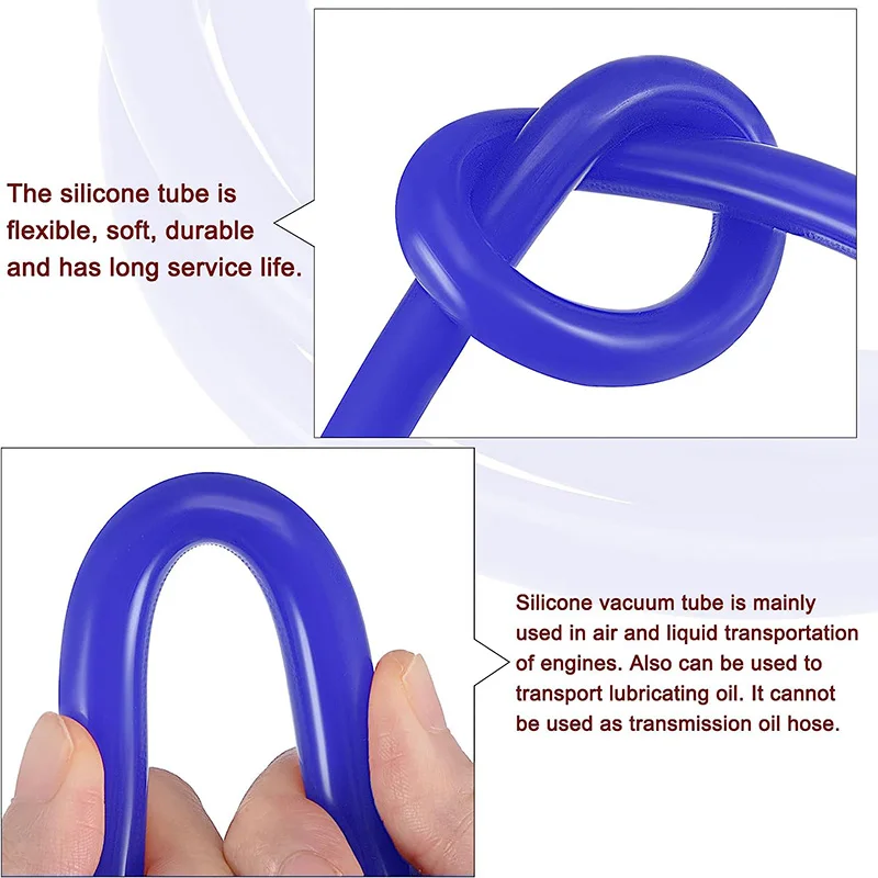 Factory Custom High Performance Silicone Coolant Radiator Hose Tube High Temperature Food Grade Silicone Vacuum Hose