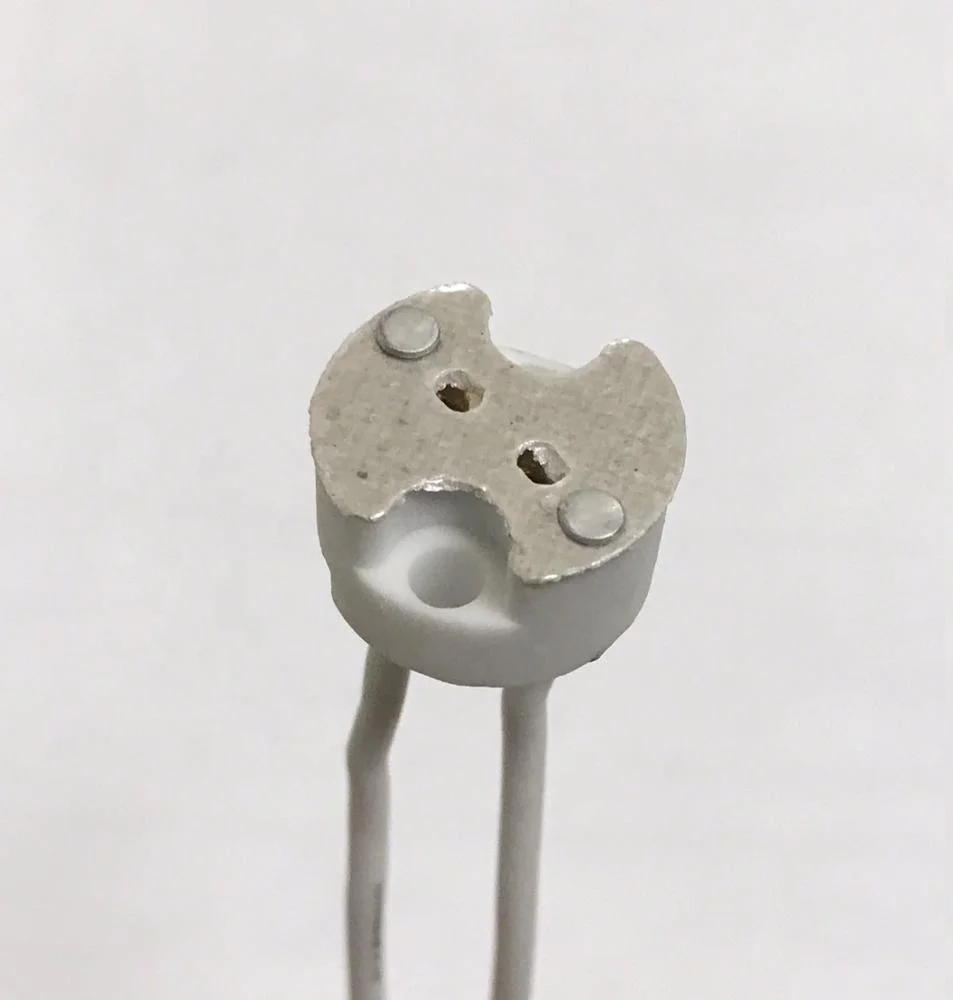 MR11 G4 Socket, GU5.3 Socket, LED Halogen Lamp Ceramic Wire Connector Base Socket