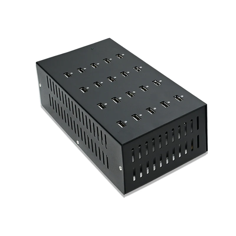 20 Ports With Power Adapter 20 in 1 Usb Docks Hub Phone Charging Desktop & Travel Essential