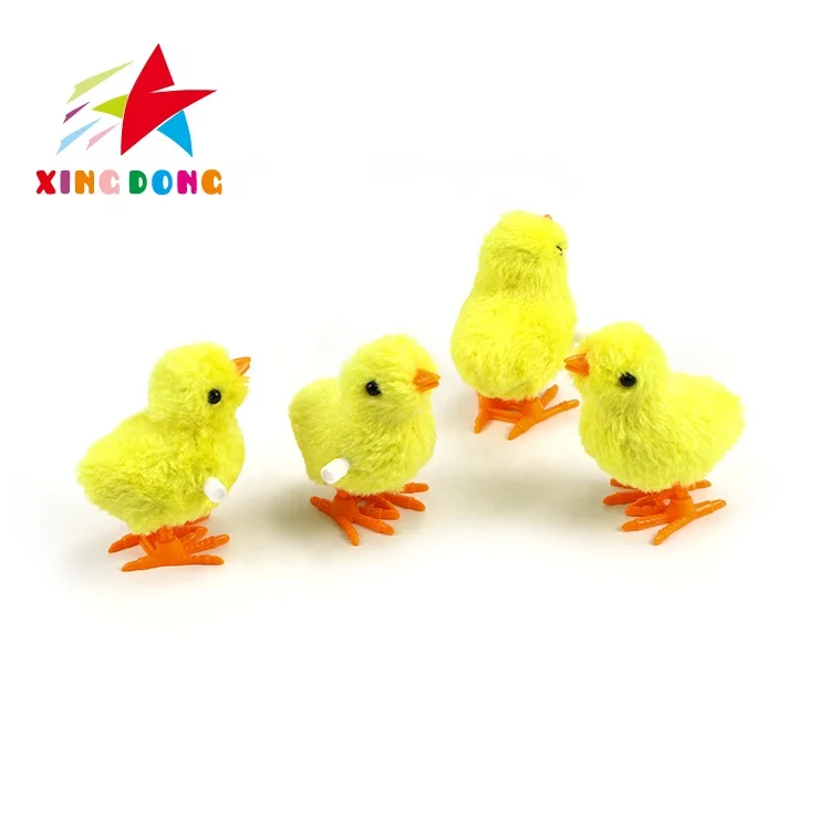 Plush Chick Toy Wind Up Plush Chicken  fluff toys cartoon wind up animal toys	kidshalloween toy promotion toys for kids