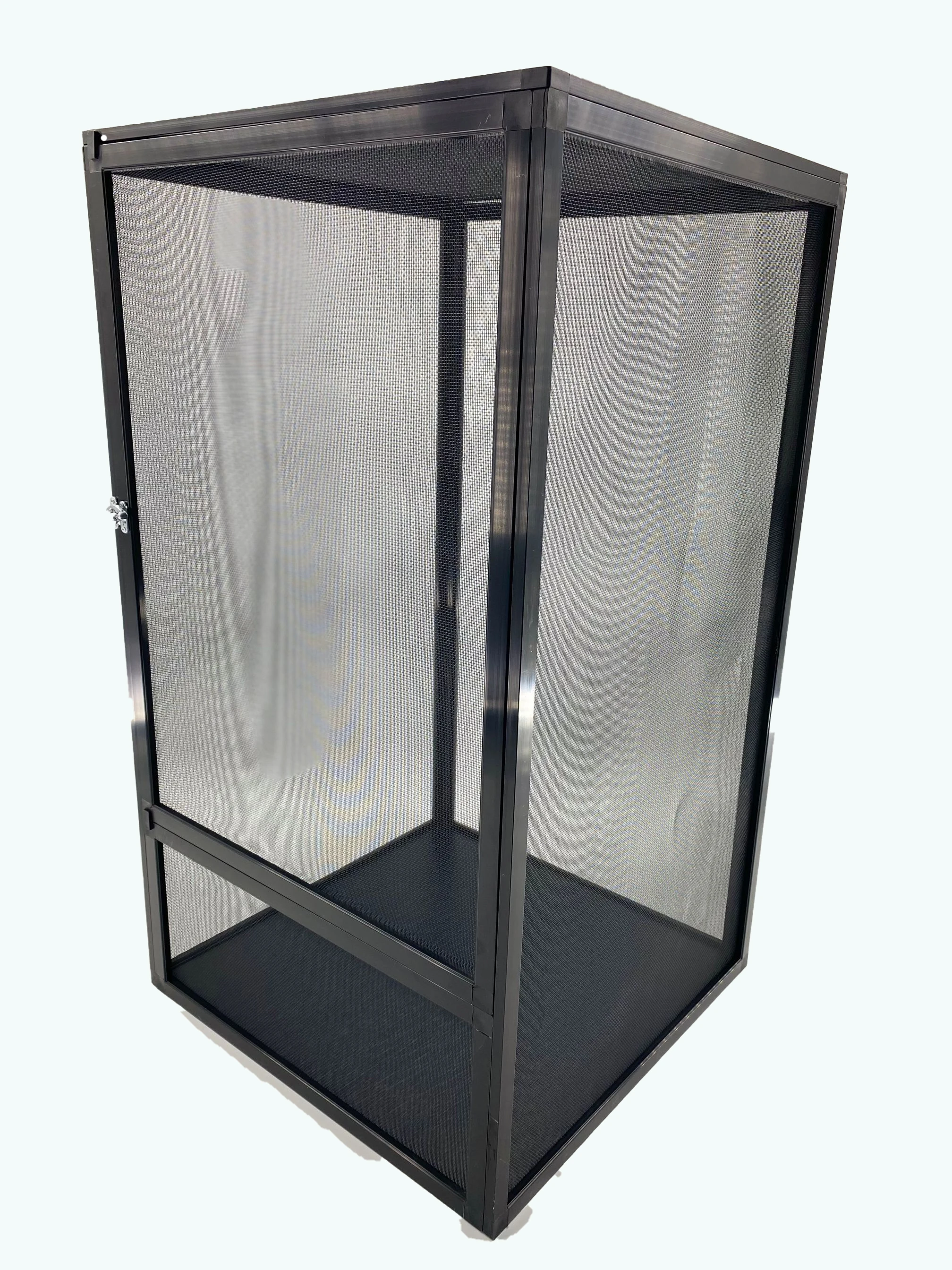 Black Color Screen Cage For Reptiles Terrarium Flat Packed Cage Buy