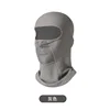 Long, gray ice silk style without eyeglass holes