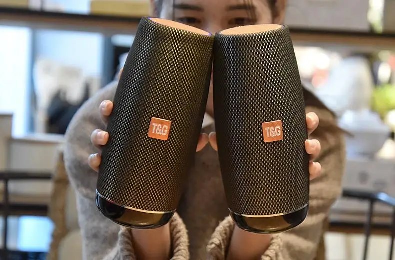 TG108 Gift Promotion Portable High-quality IPX4 Waterproof BT Portable Fabric Bluetooth Speaker - ANKUX.COM