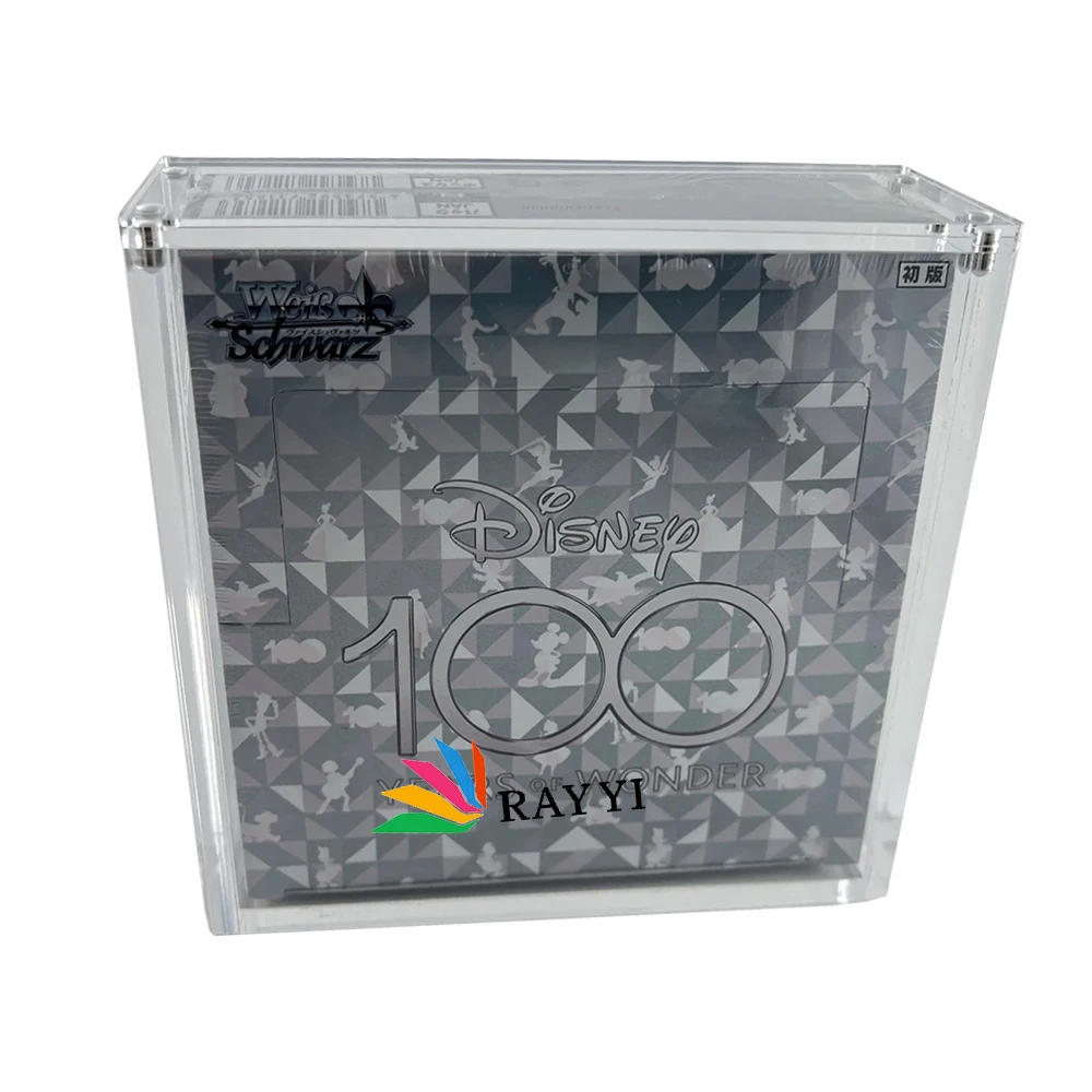 RAY YI Custom Clear Acrylic Weiss Schwarz Booster Box Case