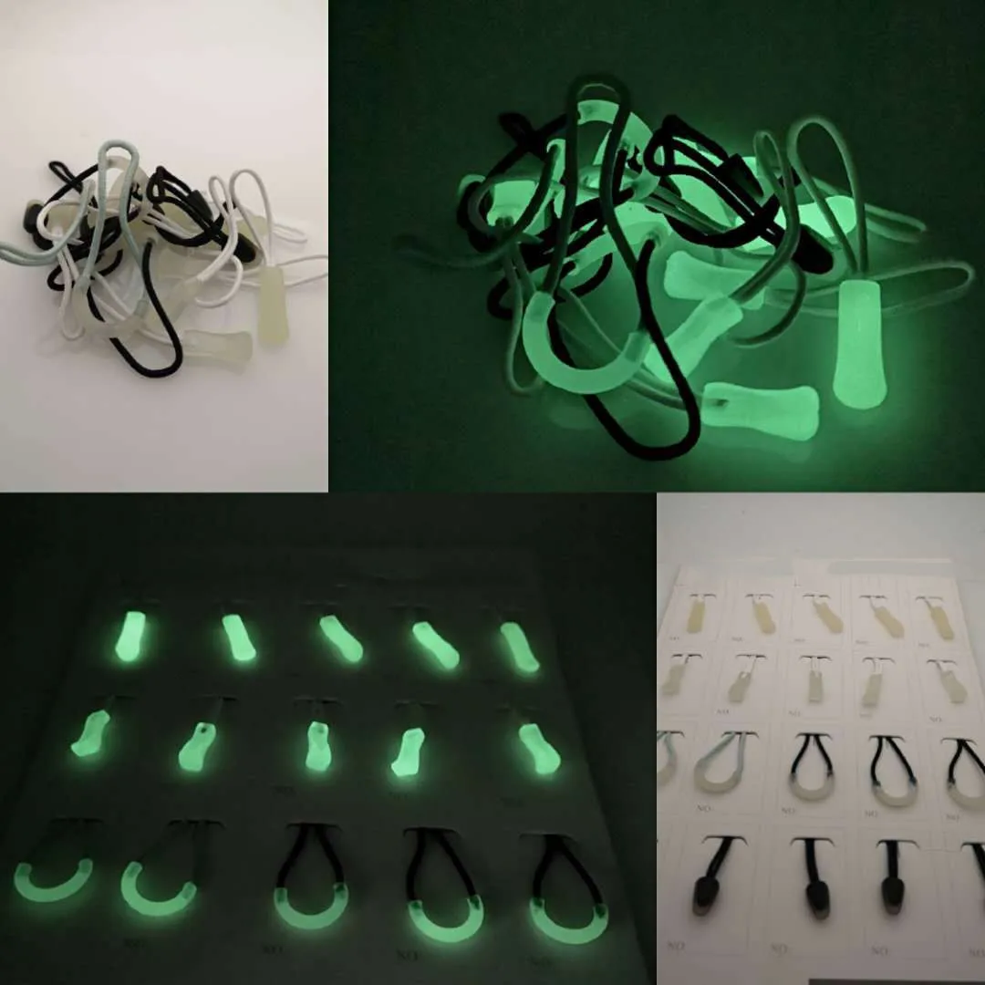 Custom Luminous Zipper Puller Clothes Backpack Glow in the Dark Zipper Pulls for Jackets