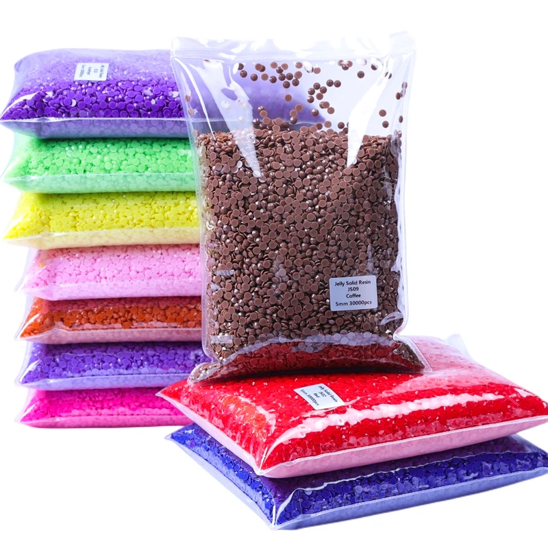 Juli Solid Jelly 3mm 4mm 5mm Wholesale Bulk Package Strass Flatback