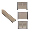 Co-extruded dark wood color
