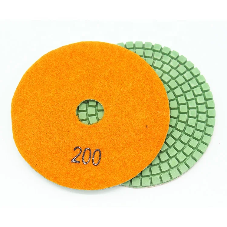 Set De 7 Discos De Pulido De Diamante De 100 Mm – Granos #50 A #3000, Incluye Soporte M14 Y Adaptador, Para Granito, Mármol Y Piedra Artificial